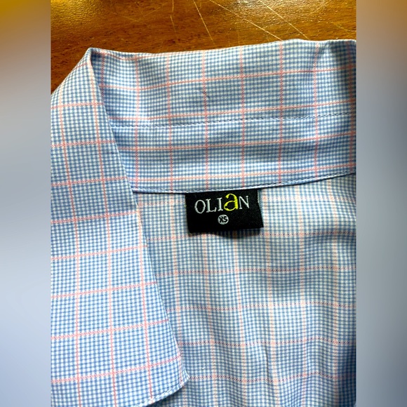 Olian Maternity from Miami ruffle button short sleeved blouse - Picture 4 of 11